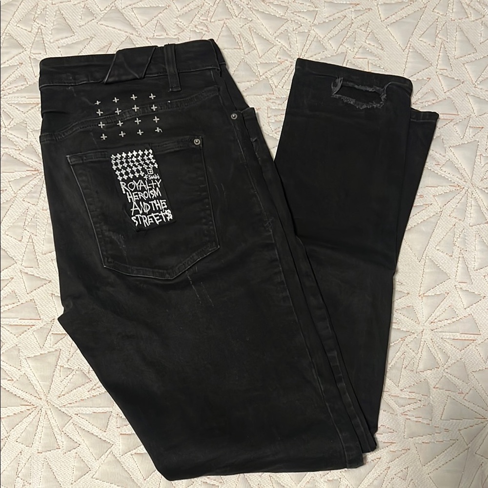 Ksubi Black Graphic Jeans